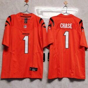 Cincinnati Bengals Ja'Marr Chase Orange Vapor F.U.S.E. Limited Jersey